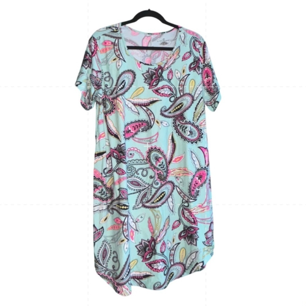 Bobbie brooks 1x comfortable midi dress